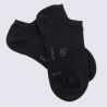 Chaussettes Doré Doré, chaussettes confort femme en coton Egyptien noir Chaussettes Doré Doré, chaussettes confort femme en coton Egyptien noir