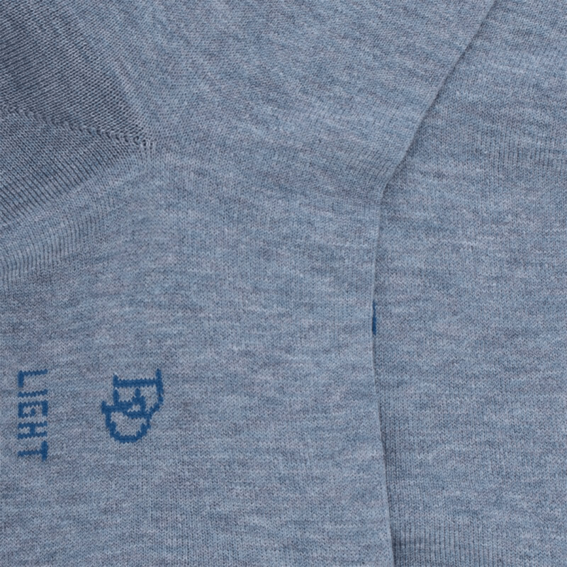 Chaussettes Doré Doré, chaussettes confort femme en fil d'Ecosse glacier