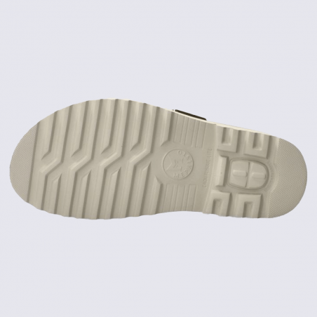 Sandales MEPHISTO, Sandales confort haut de gamme femme en cuir velours vert