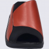 Mules Josef Seibel, Mules avec soutien plantaire chic pour femme cuir rouge Mules Josef Seibel, Mules avec soutien plantaire chic pour femme cuir rouge