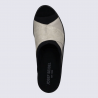 Mules Josef Seibel, Mules ouvertes à talon décroché femme cuir beige Mules Josef Seibel, Mules ouvertes à talon décroché femme cuir beige