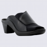 Mules Josef Seibel, Mules avec soutien plantaire chic pour femme cuir noir Mules Josef Seibel, Mules avec soutien plantaire chic pour femme cuir noir