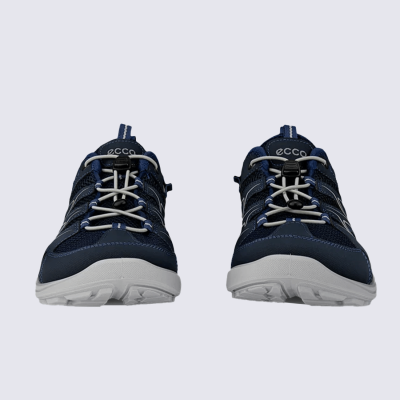Baskets ECCO, Baskets respirante avec laçage rapide et semelle amortissante homme marine