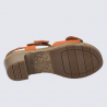 Mules Josef Seibel, mules à talon avec nœud décoratif femme cuir orange papaye Mules Josef Seibel, mules à talon avec nœud décoratif femme cuir orange papaye