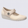 Ballerines Mobils, ballerines à talons chic femme en cuir sable clair Ballerines Mobils, ballerines à talons chic femme en cuir sable clair