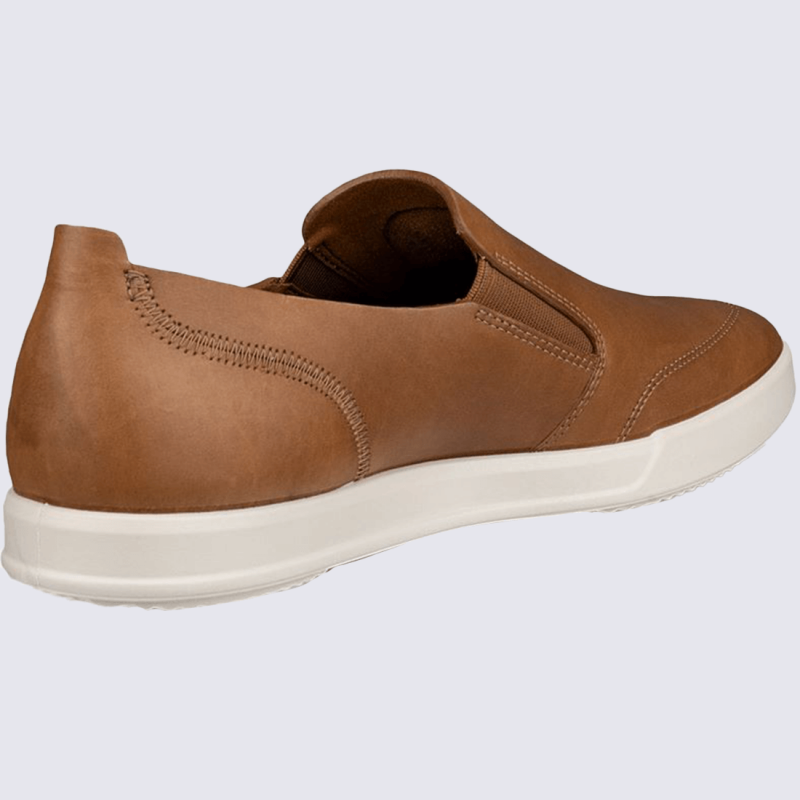 Chausures ECCO, chausures slip-on pratique et moderne homme en cuir camel