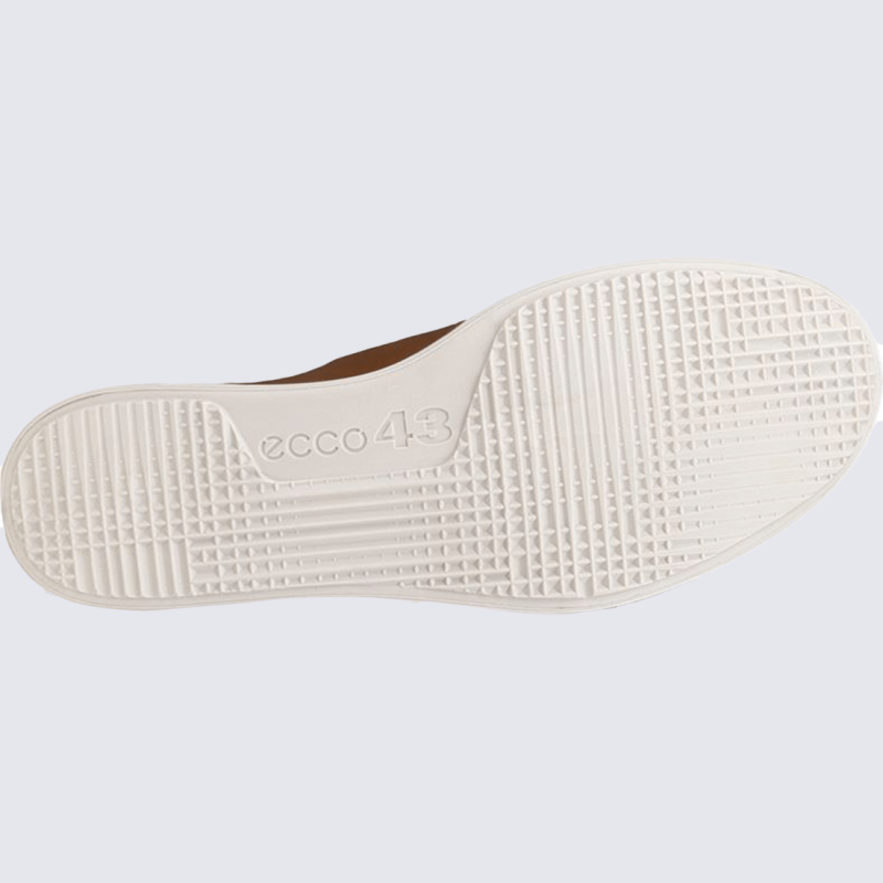 Chausures ECCO, chausures slip-on pratique et moderne homme en cuir camel