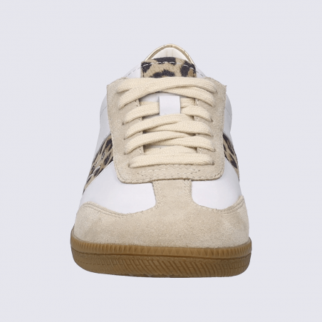 Chaussures Josef Seibel, Chaussures a la mode design léopard femmes en cuir beige multi Chaussures Josef Seibel, Chaussures a la mode design léopard femmes en cuir beige multi
