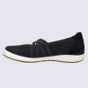 Ballerines Josef, Ballerines chic et confort femme en cuir et textile noir Ballerines Josef, Ballerines chic et confort femme en cuir et textile noir