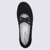 Ballerines Josef, Ballerines chic et confort femme en cuir et textile noir Ballerines Josef, Ballerines chic et confort femme en cuir et textile noir