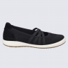 Ballerines Josef, Ballerines chic et confort femme en cuir et textile noir Ballerines Josef, Ballerines chic et confort femme en cuir et textile noir