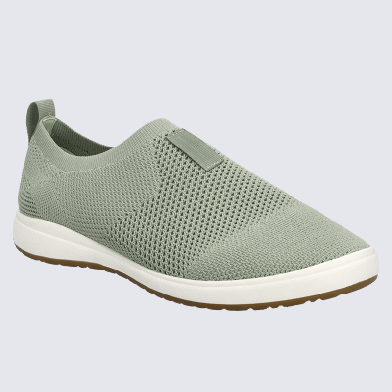 Chaussures Josef Seibel, Chaussures basses femme en textile menthe