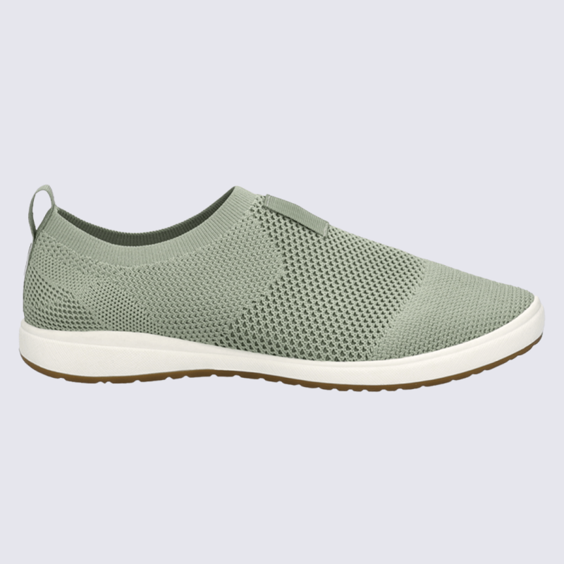 Chaussures Josef Seibel, Chaussures basses femme en textile menthe