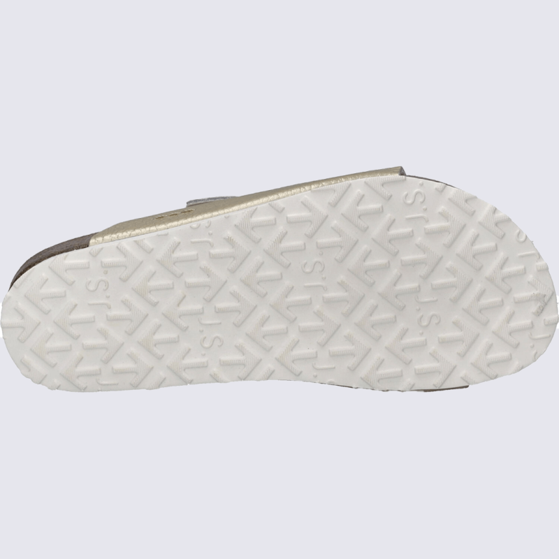 Sandales Josef Seibel, sandales confort chic et moderne femme en cuir gold