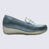 Mocassin Arima, mocassin à enfilage rapide femme en cuir jeans Mocassin Arima, mocassin à enfilage rapide femme en cuir jeans
