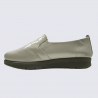 Mocassin Arima, mocassin chic et intemporel à enfilage rapide femme en cuir vernis beige Mocassin Arima, mocassin chic et intemporel à enfilage rapide femme en cuir vernis beige