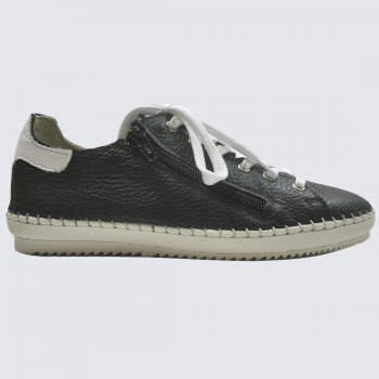Mocassin Arima, mocassin a alliance parfaite entre style et du confort a lacets femme en cuir jeans