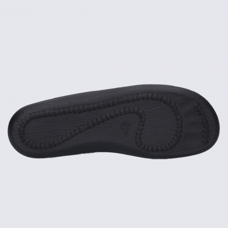 Mules Josef Seibel, mules agréables et raffinées femme en textile anthracite Mules Josef Seibel, mules agréables et raffinées femme en textile anthracite