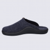 Mules Josef Seibel, mules agréables et solide homme en feutre bleu marine Mules Josef Seibel, mules agréables et solide homme en feutre bleu marine