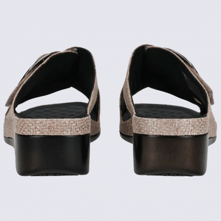 Mules Vital, mules élégantes et moderne femme en cuir rose Mules Vital, mules élégantes et moderne femme en cuir rose