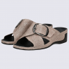 Mules Vital, mules élégantes et moderne femme en cuir rose Mules Vital, mules élégantes et moderne femme en cuir rose