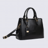 Sac à main Hexagona, Sac à main moderne et tendance femme en textile noir Sac à main Hexagona, Sac à main moderne et tendance femme en textile noir