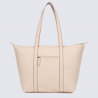 Sac cabas Hexagona, Sac à main simple et classe femme en textile ivoire Sac cabas Hexagona, Sac à main simple et classe femme en textile ivoire