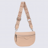 Sac banane Hexagona, Sac banane moderne et pratique femme en synthétique nude Sac banane Hexagona, Sac banane moderne et pratique femme en synthétique nude