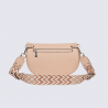 Sac banane Hexagona, Sac banane moderne et pratique femme en synthétique nude Sac banane Hexagona, Sac banane moderne et pratique femme en synthétique nude