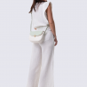 Sac à main Hexagona, Sac à main moderne et élégant femme en textile blanc vert clair Sac à main Hexagona, Sac à main moderne et élégant femme en textile blanc vert clair
