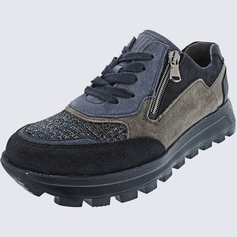 Baskets Waldlaufer, baskets inédite confortables pour femme en cuir jeans