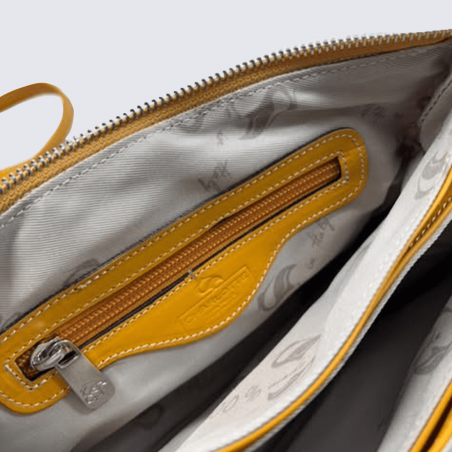 Sac à bandoulière Charlotte, sac à bandoulière pour femme en cuir tournesol Sac à bandoulière Charlotte, sac à bandoulière pour femme en cuir tournesol