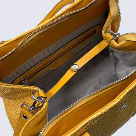 Sac à main Charlotte, sac à main a moderne cabas en paille tressée tournesol Sac à main Charlotte, sac à main a moderne cabas en paille tressée tournesol