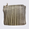 Sac besace Charlotte, Sac besace tressage bohème femme en textile Naturel Sac besace Charlotte, Sac besace tressage bohème femme en textile Naturel
