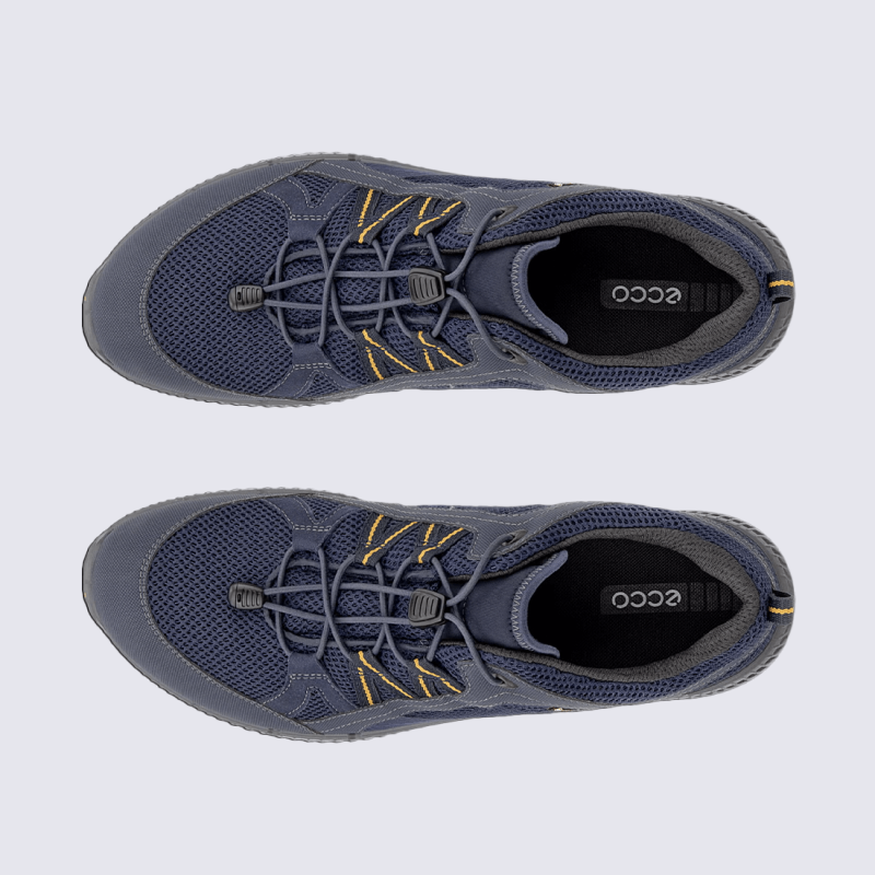 Baskets ECCO, Baskets GORE-TEX imperméable homme en textile synthétique marine