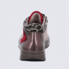 Baskets montantes Ara, Baskets détails rouge léopard femme en cuir beige Baskets montantes Ara, Baskets détails rouge léopard femme en cuir beige