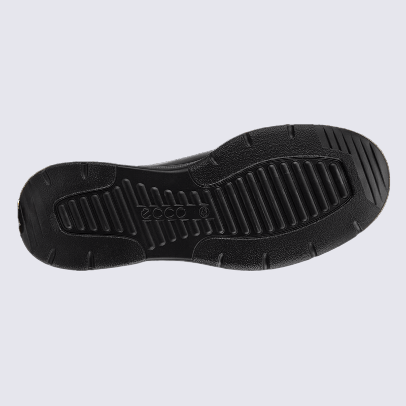 Mocassins ECCO, Mocassins sans gène confort quotidien homme en cuir nubuck noir