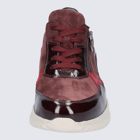 Sneakers Waldläufer, Sneaker chic et moderne femme en cuir bordeaux Sneakers Waldläufer, Sneaker chic et moderne femme en cuir bordeaux