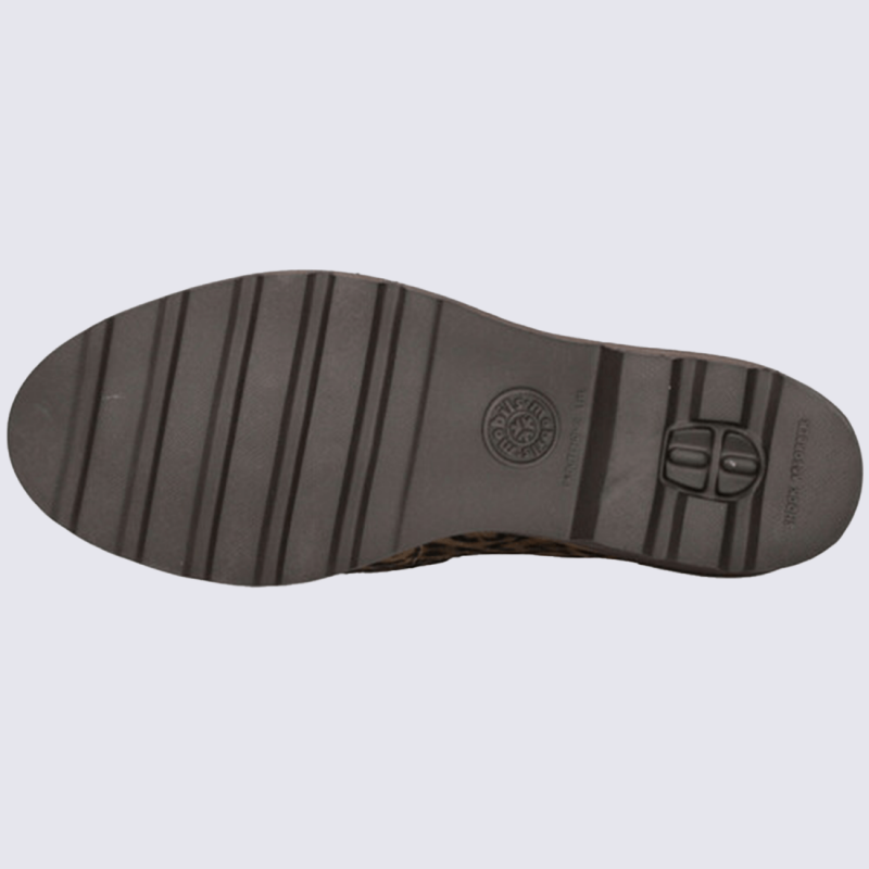 Mocassins Mobils by Mephisto, Mocassins chic et tendance femme en cuir velours brun léopard