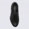 Sneakers Mobils by Mephisto, Sneakers sobre et moderne femme en cuir noir métallisé Sneakers Mobils by Mephisto, Sneakers sobre et moderne femme en cuir noir métallisé