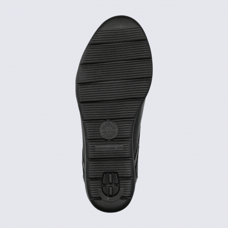 Sneakers Mobils by Mephisto, Sneakers sobre et moderne femme en cuir noir métallisé Sneakers Mobils by Mephisto, Sneakers sobre et moderne femme en cuir noir métallisé