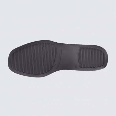 Pantoufles Erel, Pantoufles confort classique homme en cuir noir Pantoufles Erel, Pantoufles confort classique homme en cuir noir