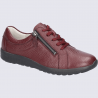 Sneakers Waldläufer, Sneakers modernes confort femme en cuir rubis Sneakers Waldläufer, Sneakers modernes confort femme en cuir rubis