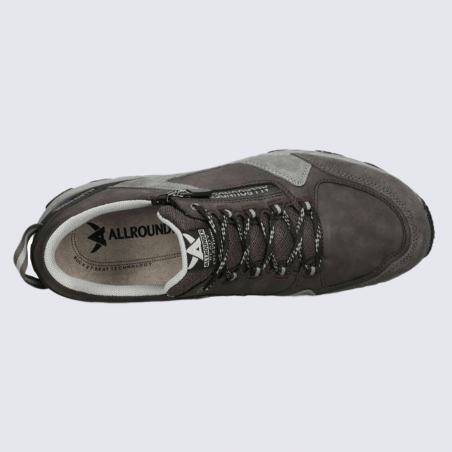 Baskets Allrounder, baskets légère et résistante homme en cuir gris Baskets Allrounder, baskets légère et résistante homme en cuir gris