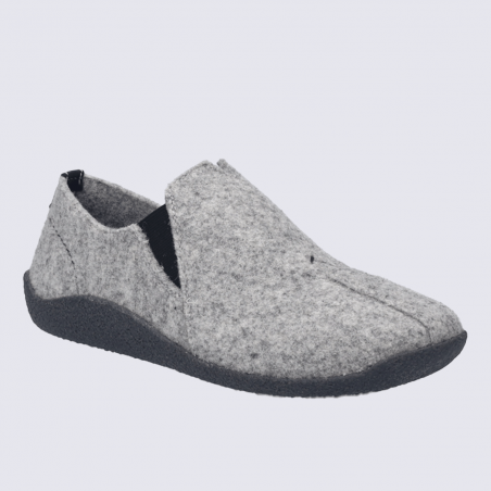 Chaussons Seibel Josef, chaussons Chaud et Confort femmes Gris clair Chaussons Seibel Josef, chaussons Chaud et Confort femmes Gris clair