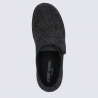 Pantoufles Josef Seibel, Pantoufles chaude a fermeture velcros femme en feutre anthracite Pantoufles Josef Seibel, Pantoufles chaude a fermeture velcros femme en feutre anthracite