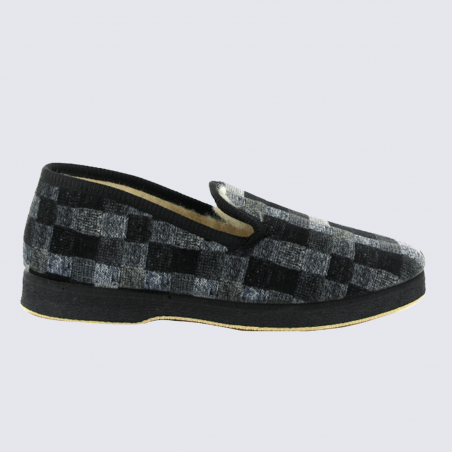 Chaussons Semelflex Confort Calolaurent2 en laine marine Chaussons Semelflex Confort Calolaurent2 en laine marine