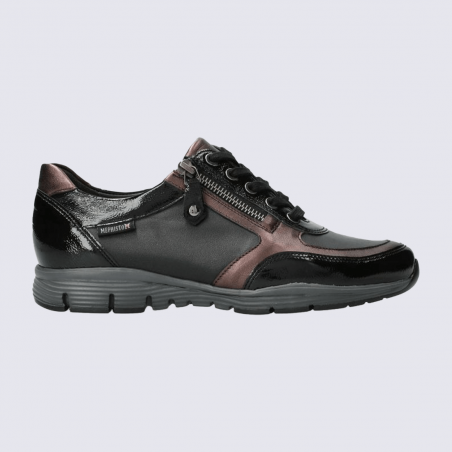 Baskets Mephisto, baskets ultra légères femme combinaison de cuir noir Baskets Mephisto, baskets ultra légères femme combinaison de cuir noir