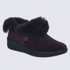 Mules Josef Seibel, mules modernes doublures chaude femme en cuir d'agneau aubergine Mules Josef Seibel, mules modernes doublures chaude femme en cuir d'agneau aubergine