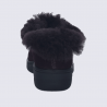 Mules Josef Seibel, mules modernes doublures chaude femme en cuir d'agneau aubergine Mules Josef Seibel, mules modernes doublures chaude femme en cuir d'agneau aubergine